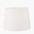 Pacific Lifestyle Lys White Self Lined Linen Tapered Lampshade 30cm