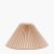 Pacific Lifestyle Amelia Natural Linen Hard Pleat Tapered Lampshade 40cm