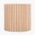 Pacific Lifestyle Callista Natural Linen Hard Pleat Lampshade 35cm