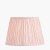 Pacific Lifestyle Thiago Stripe Mushroom Pleat Tapered Lampshade 35cm - Cinnamon