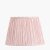 Pacific Lifestyle Thiago Stripe Mushroom Pleat Tapered Lampshade 45cm - Cinnamon