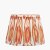 Pacific Lifestyle Izara Ikat Patterned Mushroom Pleat Tapered Lampshade 30cm - Cinnamon