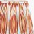 Pacific Lifestyle Izara Ikat Patterned Mushroom Pleat Tapered Lampshade 30cm - Cinnamon