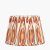Pacific Lifestyle Izara Ikat Patterned Mushroom Pleat Tapered Lampshade 35cm - Cinnamon