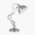 Pacific Lifestyle Alonzo Metal Angled Task Table Lamp - Brushed Chrome