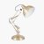Pacific Lifestyle Alonzo Metal Angled Task Table Lamp - Brass