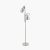 Pacific Lifestyle Aaron Metal Task Floor Lamp - Brushed Chrome