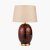 Pacific Lifestyle Lucien Tortoiseshell Glass Tall Table Lamp