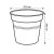 Elho Green Basics Growpot - 27cm Leaf Green