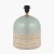 Pacific Lifestyle Lotta Duck Egg and Natural Stoneware Table Lamp Base