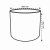 elho B.For Soft Round Plant Pot 25cm - Anthracite