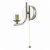Dar Cradle Wall Light Polished Chrome with Twisted Closed Glass
