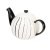 Siip Vertical Stripe 2 Cup Teapot Grey