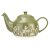 Siip Wax Resist Floral 2 Cup Teapot Green