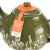 Siip Wax Resist Floral 6 Cup Teapot Green
