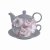 Catherine Lansfield Dramatic Floral Tea For One