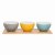 Catherine Lansfield Inga Dip Bowls Set of 3 with Platter
