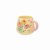 Cath Kidston Archive Rose Twisted Handle Billie Mug - Yellow