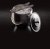 BarCraft Stainless Steel Ice Bucket with Lid and Tongs