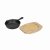 Artes Cast Iron Mini Fry Pan with Board 11cm