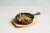 Artes Cast Iron Round Small Fry Pan with Board 15cm