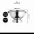 BarCraft Hammered Stainless Steel Champagne Bowl