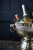 BarCraft Hammered Stainless Steel Champagne Bowl