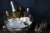 BarCraft Hammered Stainless Steel Champagne Bowl