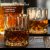 BarCraft Cut Glass Decanter Set