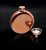 BarCraft Copper Finish Hip Flask
