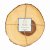 Artes Rustic Small Wooden Serving Board 25cm