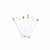 BarCraft Glass Cocktail Stirring Sticks