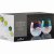 BarCraft Set of 2 Iridescent Glass Tumblers