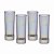 BarCraft Set of Four Iridescent Tall Shot Glasses