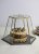 Artes Glass Serving Cloche with Slate Base