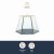 Artes Glass Serving Cloche with Slate Base