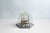 Artes Glass Serving Cloche with Slate Base