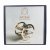 Artes 2-Tier Geometric Brass-Finished Serving Stand with Slate Serving Platters