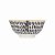 KitchenCraft Ceramic Bowl 16cm - Red Swirl and Black Spots