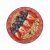 KitchenCraft Ceramic Bowl 16cm - Red Floral and Blue Edge
