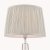 Laura Ashley Hemsley Pleated Silk Empire Drum Shade Silver 35cm/14 Inch