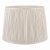 Laura Ashley Hemsley Pleated Silk Empire Drum Shade Silver 35cm/14 Inch