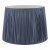 Laura Ashley Hemsley Pleated Silk Empire Drum Shade Blue 35cm/14 Inch