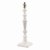 Laura Ashley Tate Wooden Table Lamp Distressed Off White Base Only