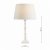 Laura Ashley Tate Wooden Table Lamp Distressed Off White Base Only