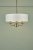 Laura Ashley Sorrento 3 Light Shadelier Antique Brass with Ivory Shade
