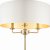 Laura Ashley Sorrento 3 Light Floor Lamp Antique Brass with Ivory Shade