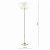 Laura Ashley Sorrento 3 Light Floor Lamp Antique Brass with Ivory Shade