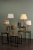 Laura Ashley Winston Table Lamp Antique Brass & Glass Base Only