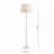 Laura Ashley Tate Wooden Floor Lamp Distressed Off White Base Only